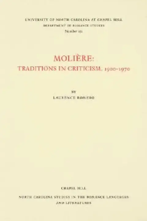 Cover of Molière