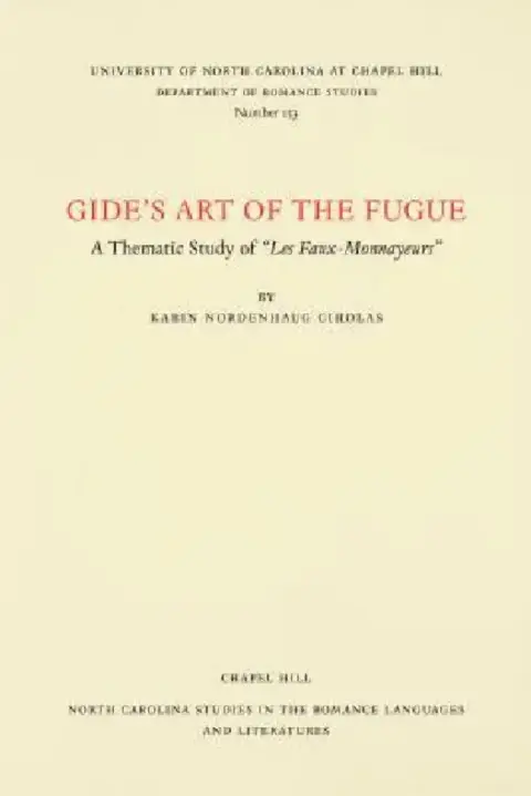Cover of Gide's Art of the Fugue