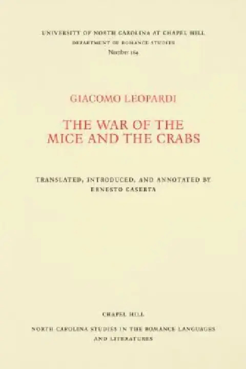 Cover of The War of the Mice and the Crabs