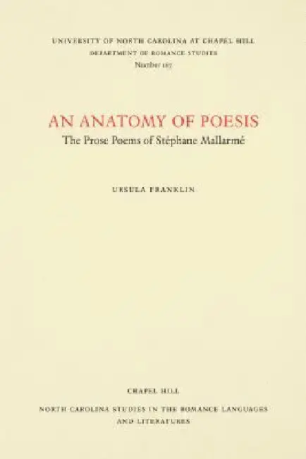 Cover of An Anatomy of Poesis
