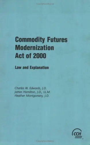 Cover of Commodity Futures Modernization Act 2000