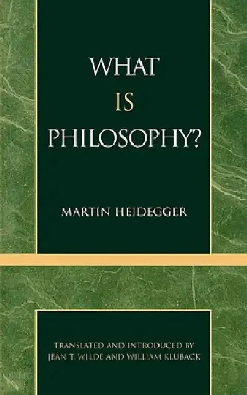 Cover of What Is Philosophy?