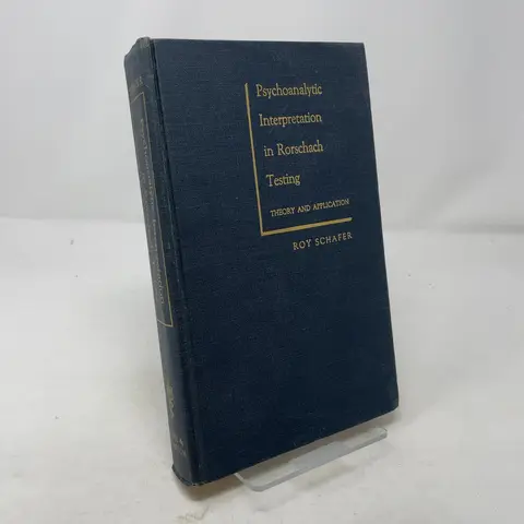 Cover of Psychoanalytic Interpretation in Rorschach Testing