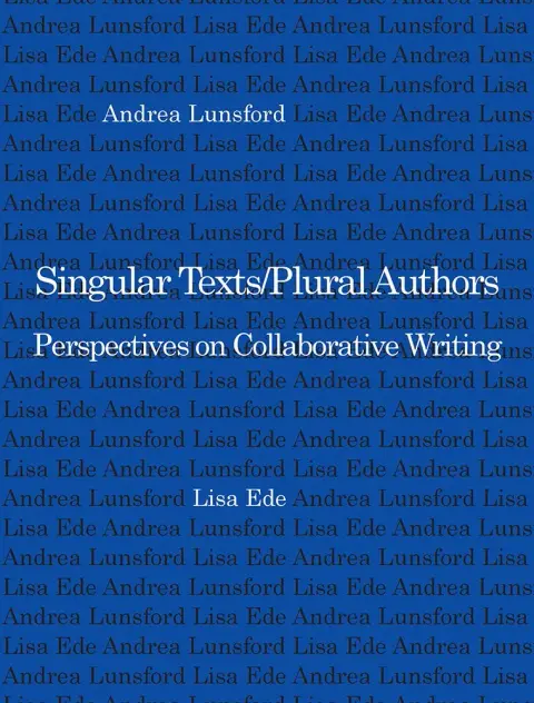 Cover of Singular Texts/Plural Authors