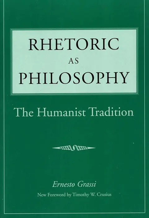 Cover of Rhetoric as Philosophy