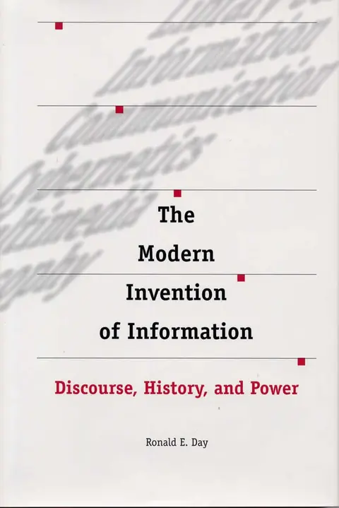 Cover of The Modern Invention of Information