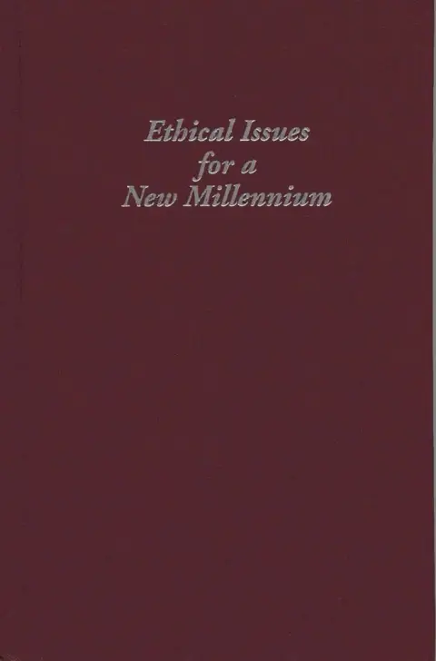 Cover of Ethical Issues for a New Millennium
