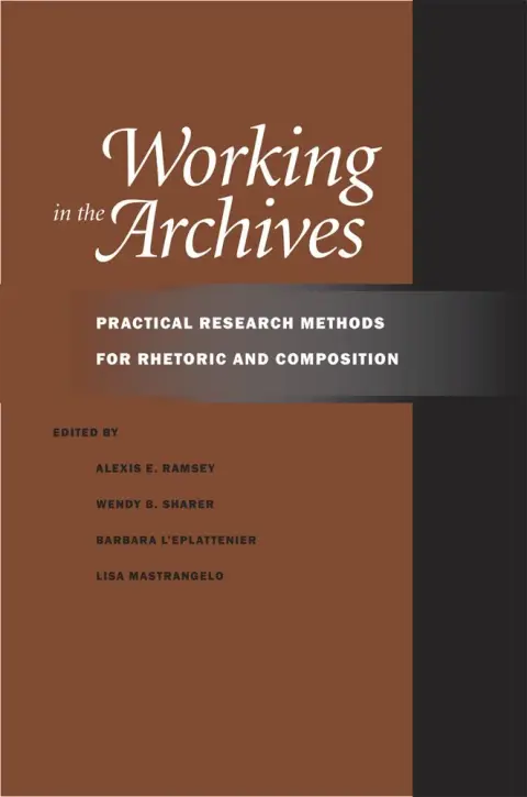 Cover of Working in the Archives