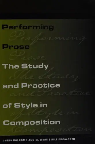 Cover of Performing Prose