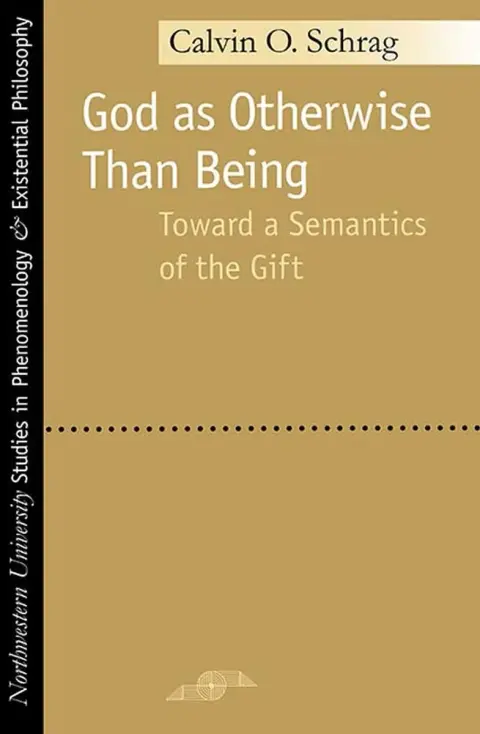 Cover of God as Otherwise Than Being