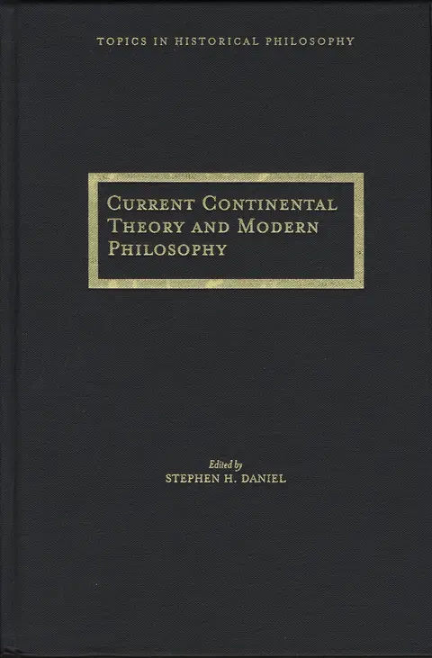 Cover of Current Continental Theory and Modern Philosophy
