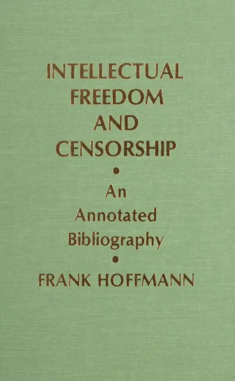 Cover of Intellectual Freedom and Censorship