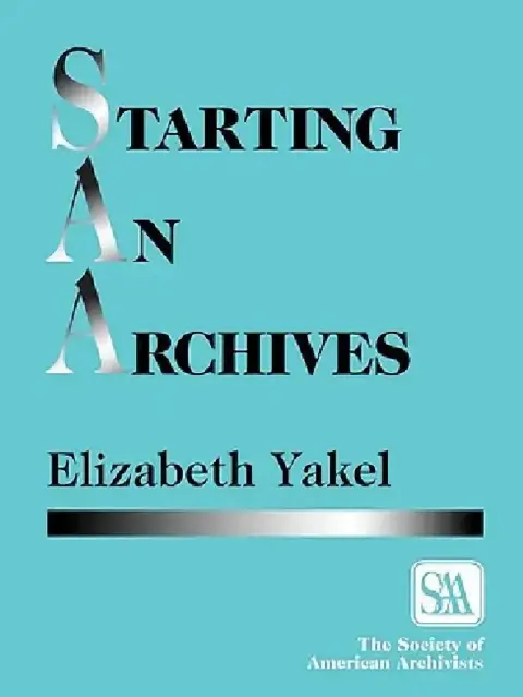 Cover of Starting an Archives