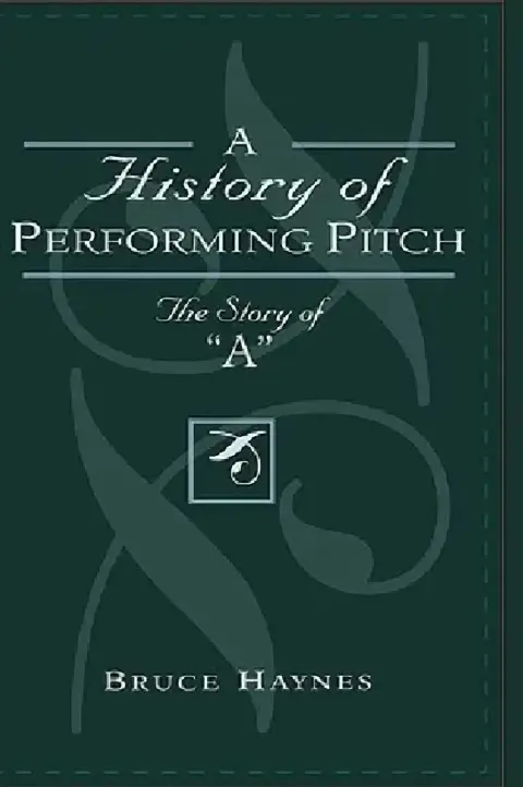 Cover of History of Performing Pitch