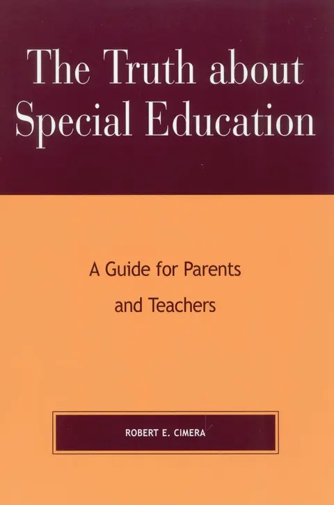 Cover of The Truth About Special Education