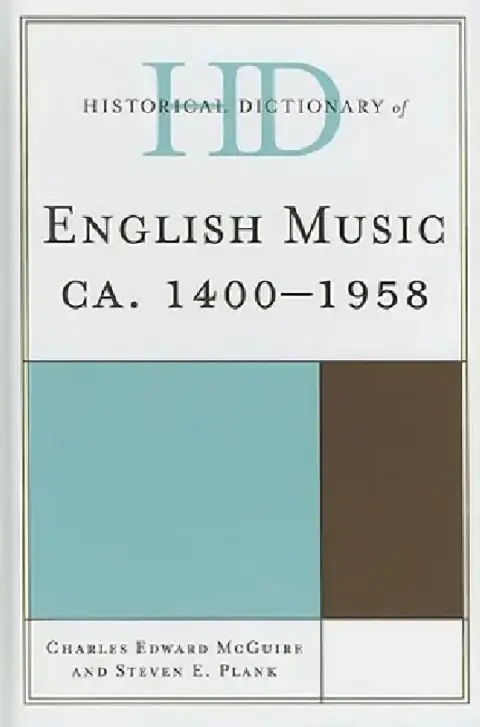 Cover of Historical Dictionary of English Music