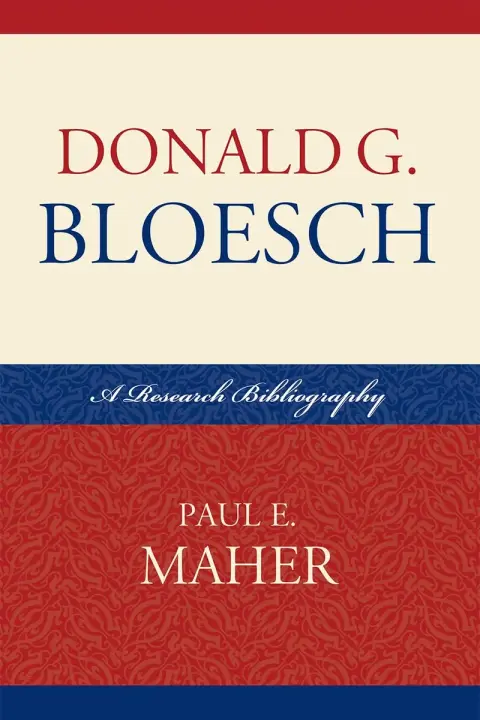 Cover of Donald G. Bloesch