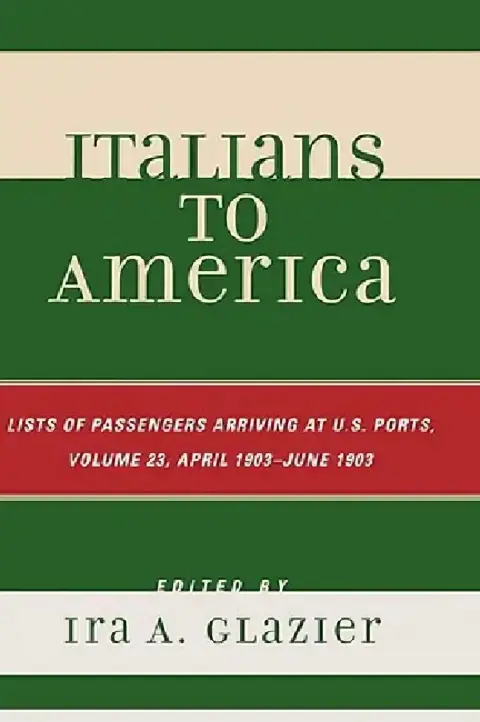 Cover of Italians to America