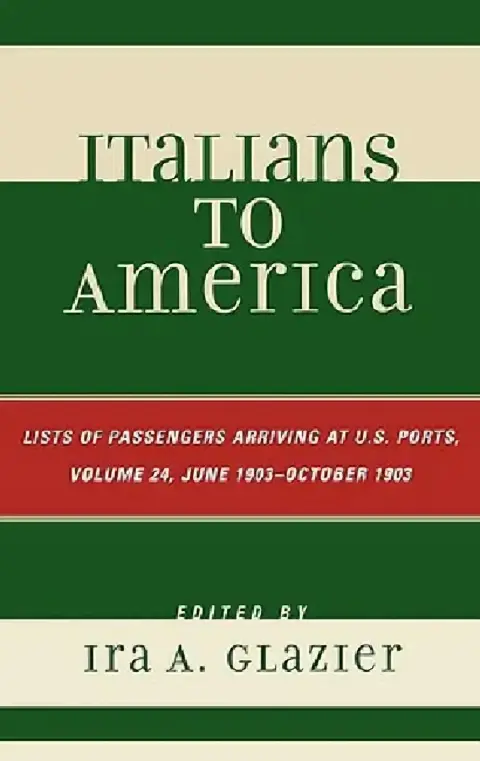 Cover of Italians to America