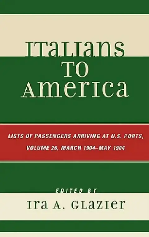 Cover of Italians to America