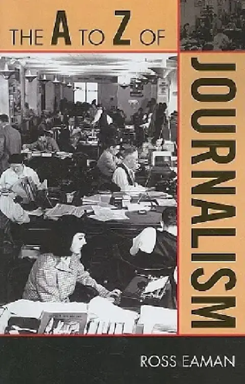 Cover of The A to Z of Journalism