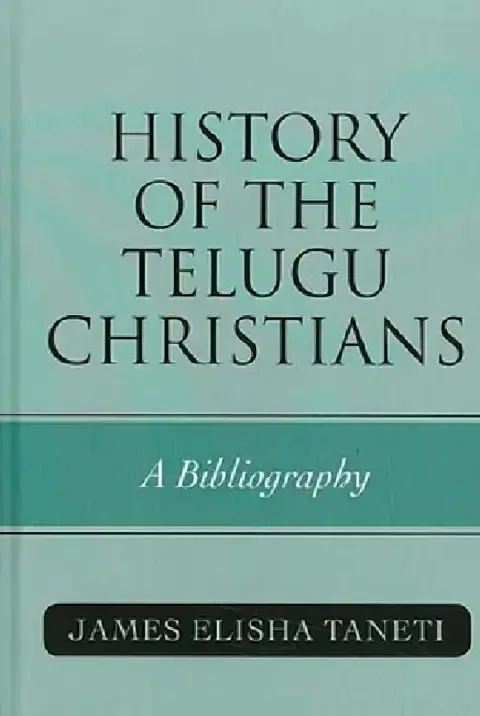 Cover of History of the Telugu Christians