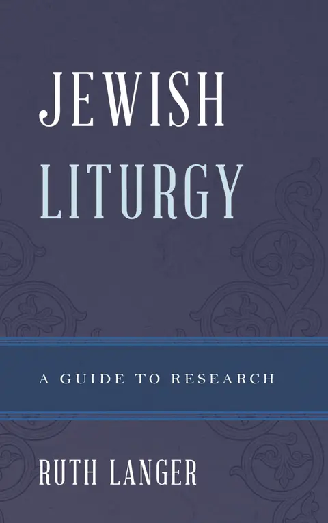 Cover of Jewish Liturgy