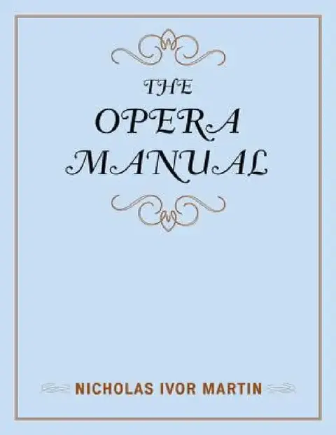 Cover of Opera Manual
