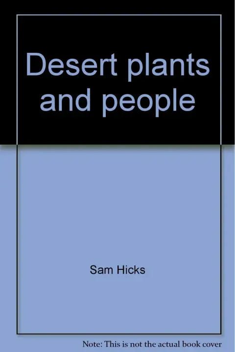 Cover of Desert plants and people