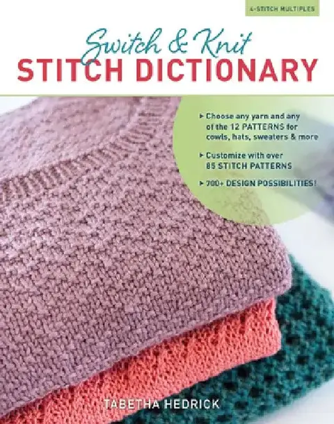Cover of Switch & Knit Stitch Dictionary
