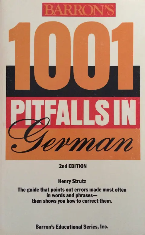 Cover of 1001 Pitfalls in German