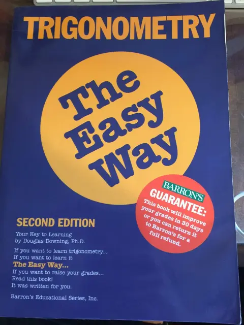 Cover of Barron's Trigonometry the Easy Way