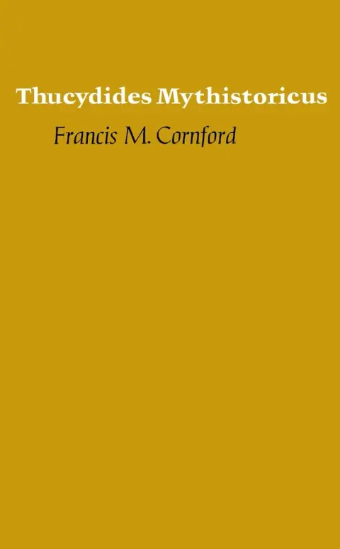 Cover of Thucydides Mythistoricus