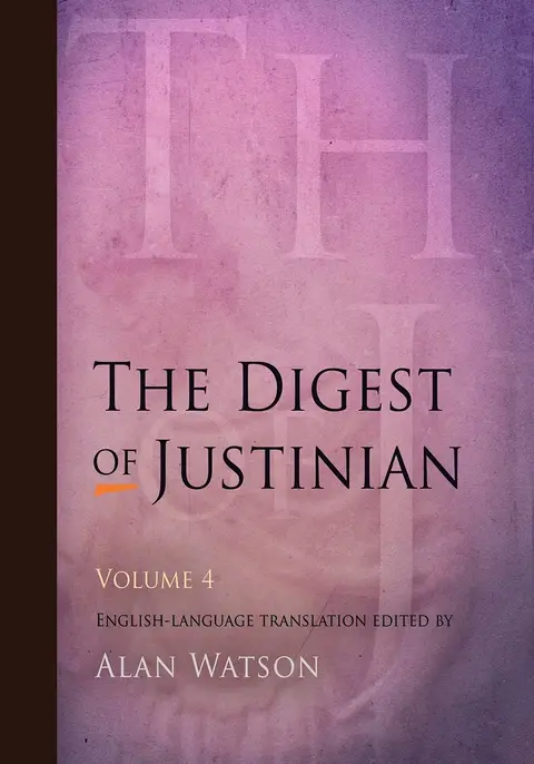 Cover of The Digest of Justinian