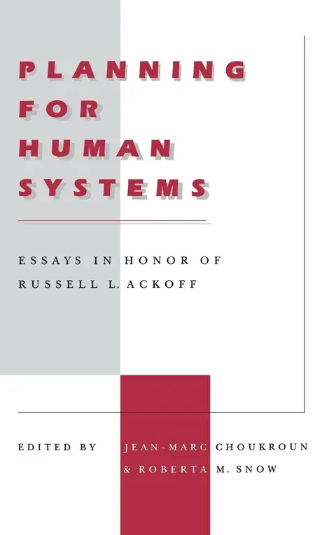 Cover of Planning for Human Systems