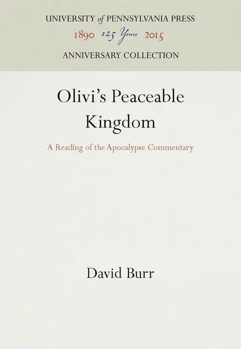 Cover of Olivi's Peaceable Kingdom