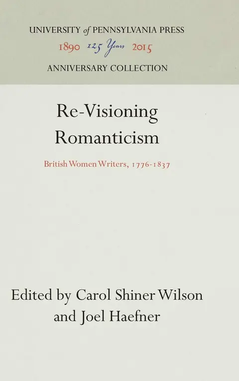 Cover of Re-Visioning Romanticism
