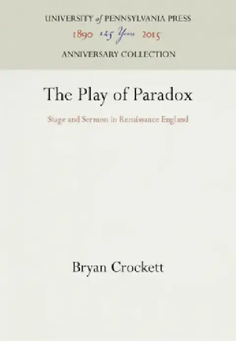 Cover of The Play of Paradox