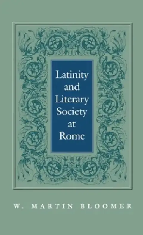 Cover of Latinity and Literary Society at Rome