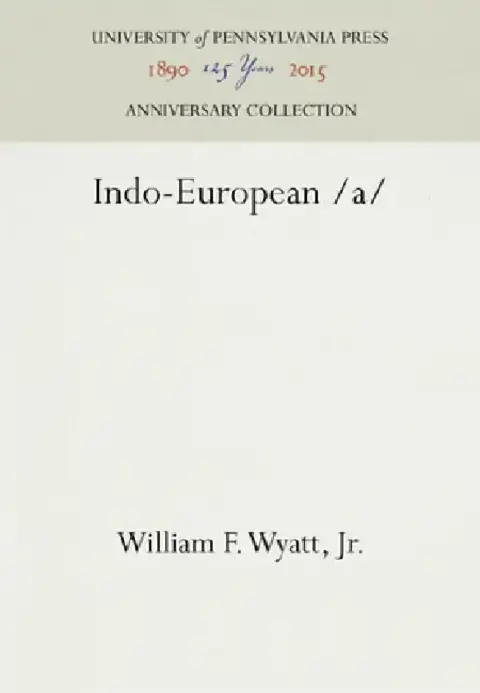 Cover of Indo-European /A