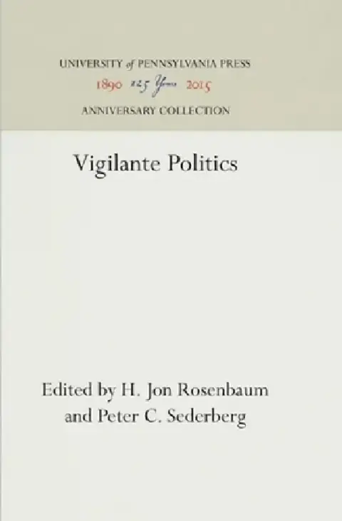 Cover of Vigilante Politics