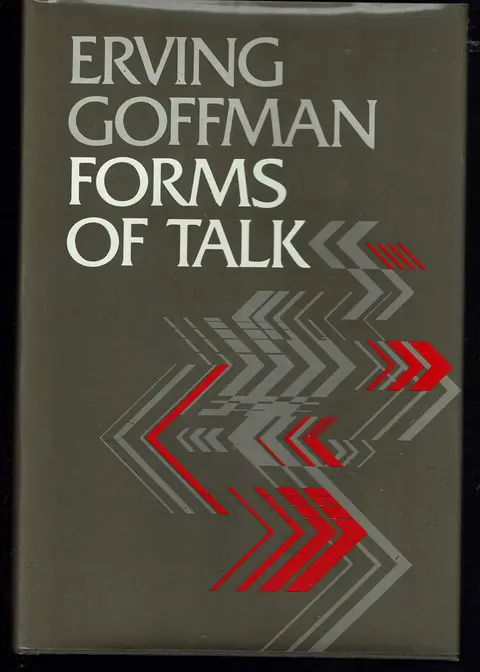 Cover of Forms of Talk CB