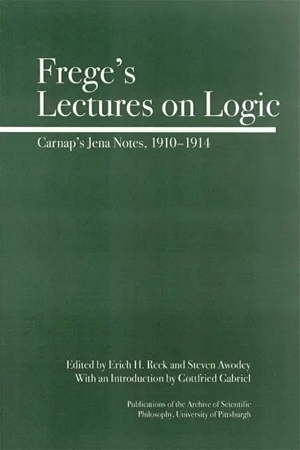 Cover of Frege's Lectures on Logic