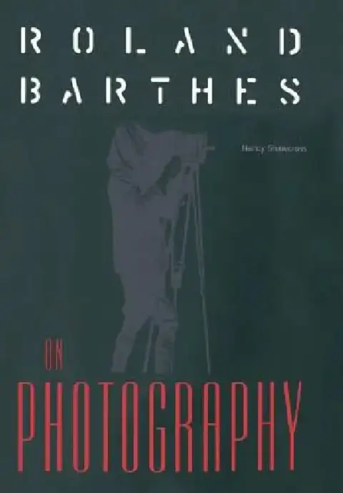 Cover of Roland Barthes on Photography