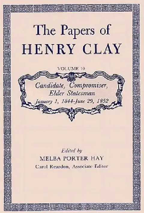 Cover of The Papers of Henry Clay