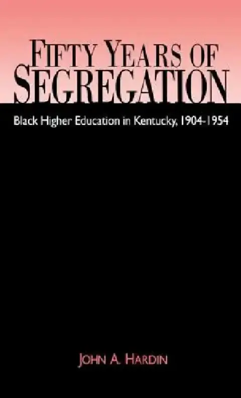 Cover of Fifty Years of Segregation