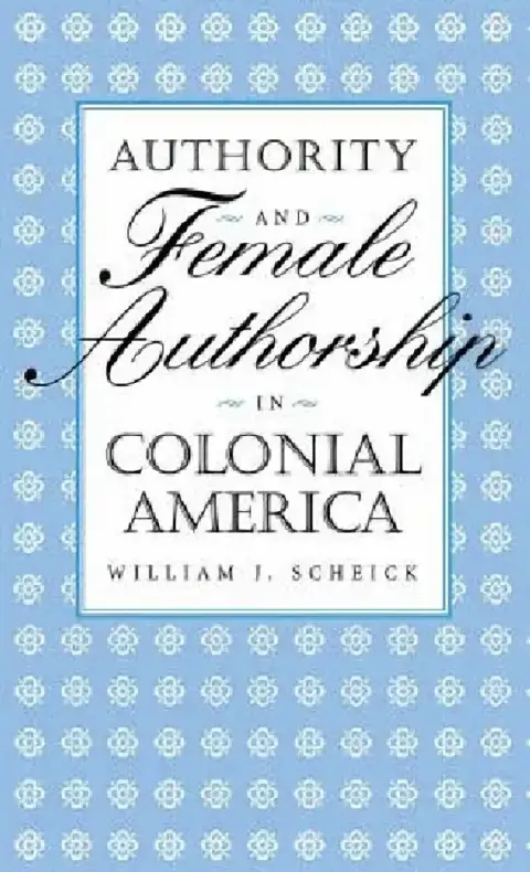 Cover of Authority & Female Authorship