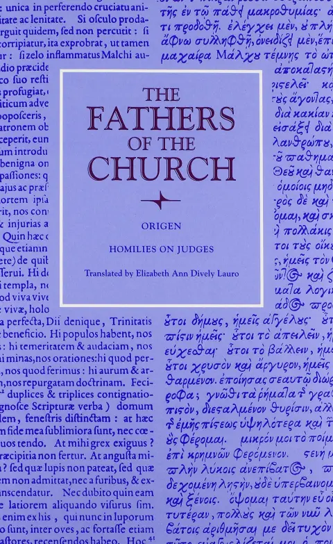 Cover of Homilies on Judges