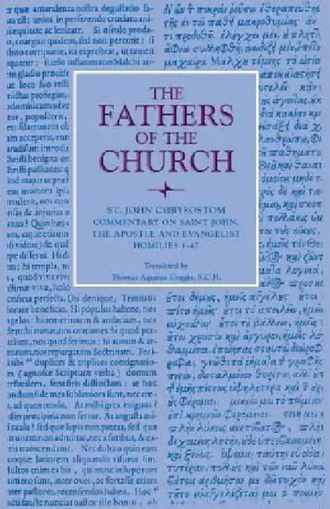 Cover of Commentary on Saint John, the Apostle and Evalngelist Homilies 1-47