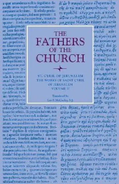 Cover of The Works of Saint Cyril of Jerusalem, Volume 2